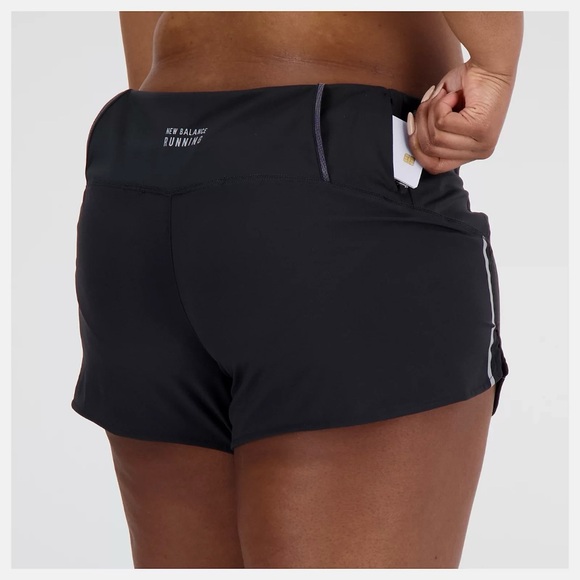 New Balance Black Impact Running Shorts 3” Inseam  Size 2XL NWT - Picture 2 of 7